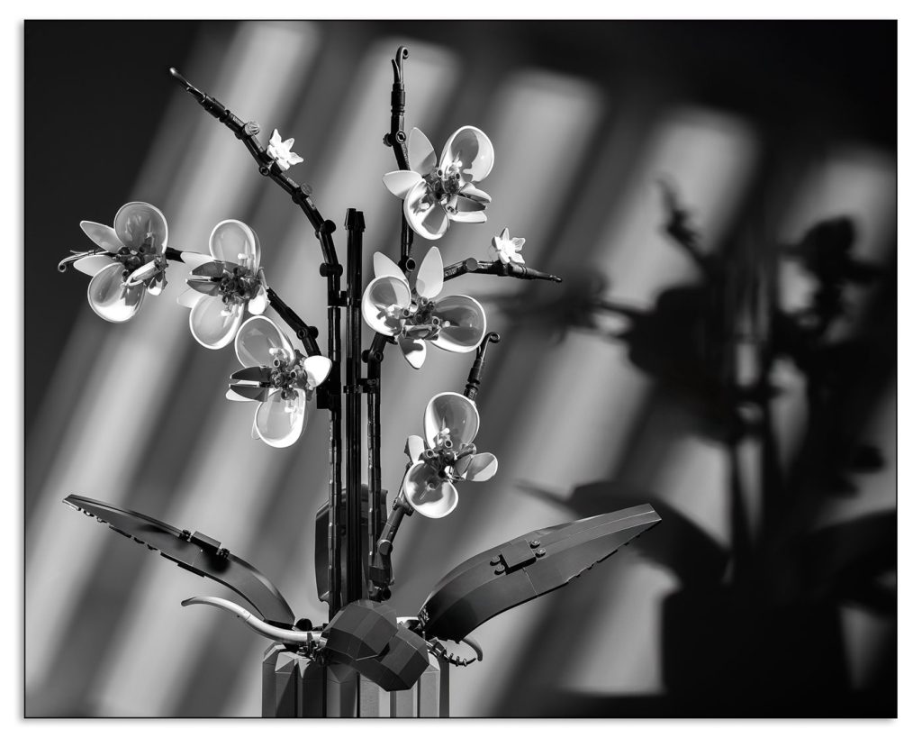 Mapplethorpe Reimagined with Legos: Orchid Bouquet