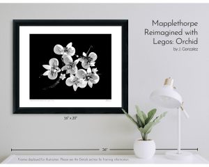 Mapplethorpe Reimagined with Legos: Orchid