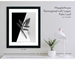 Mapplethorpe Reimagined with Legos: Palm Leaf