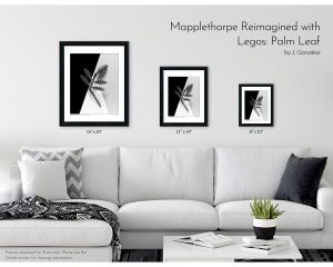 Mapplethorpe Reimagined with Legos: Palm Leaf