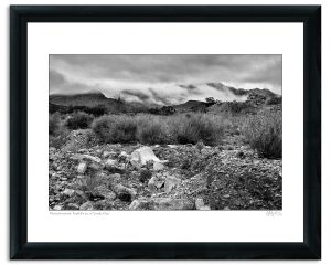 Monochromatic Foothills on a Cloudy Day