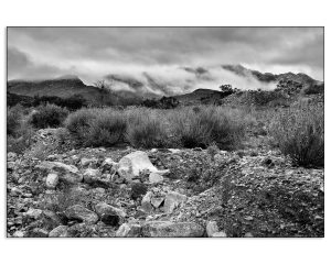 Monochromatic Foothills on a Cloudy Day