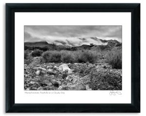 Monochromatic Foothills on a Cloudy Day