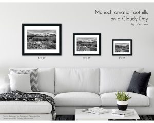 Monochromatic Foothills on a Cloudy Day