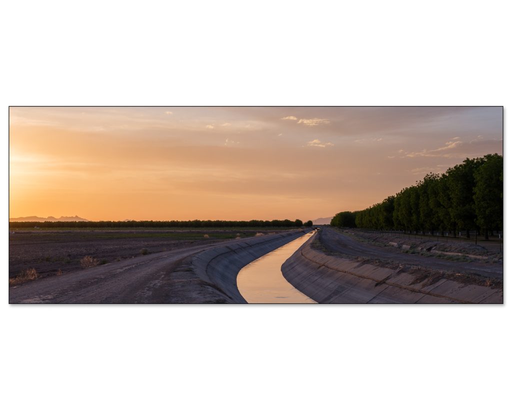 Sunset by the Waterway